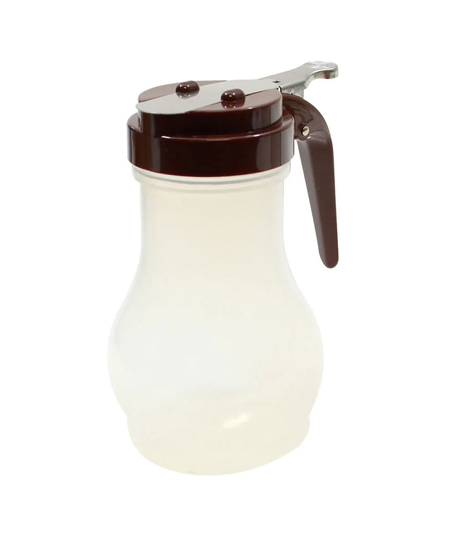 Bình Đựng Siro Chống Nhỏ Giọt Tablecraft PP410B Giọt Nước 296 ml - Nhựa Polypropylene, Nắp ABS Nâu