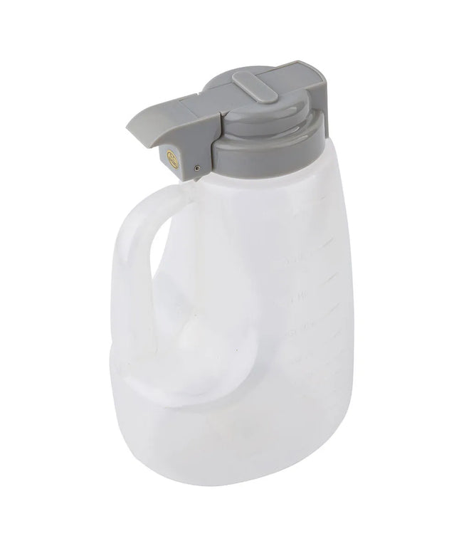 Bình Đựng Siro Chống Nhỏ Giọt Tablecraft PP48G Option™ Tròn 1.4 l - Nhựa Polypropylene, Nắp Nhựa Xám