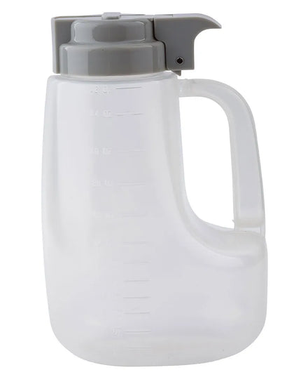 Bình Đựng Siro Chống Nhỏ Giọt Tablecraft PP48G Option™ Tròn 1.4 l - Nhựa Polypropylene, Nắp Nhựa Xám