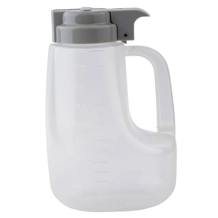 Bình Đựng Siro Chống Nhỏ Giọt Tablecraft PP48G Option™ Tròn 1.4 l - Nhựa Polypropylene, Nắp Nhựa Xám