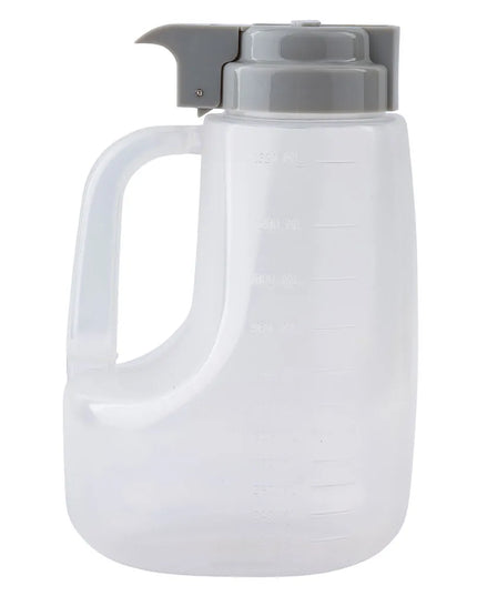 Bình Đựng Siro Chống Nhỏ Giọt Tablecraft PP48G Option™ Tròn 1.4 l - Nhựa Polypropylene, Nắp Nhựa Xám