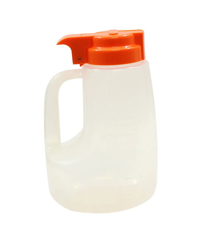 Bình Đựng Siro Chống Nhỏ Giọt Tablecraft PP48X Option™ Tròn 1.4 l - Nhựa Polypropylene, Nắp Nhựa Cam