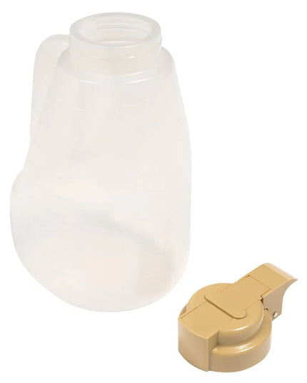 Bình Đựng Siro Chống Nhỏ Giọt Tablecraft PP64BE Option™ Tròn 1.9 l - Nhựa Polypropylene, Nắp Nhựa Beige