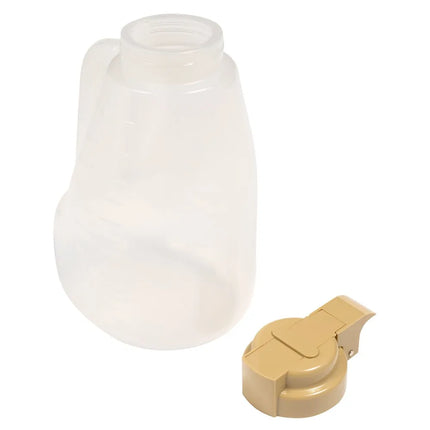 Bình Đựng Siro Chống Nhỏ Giọt Tablecraft PP64BE Option™ Tròn 1.9 l - Nhựa Polypropylene, Nắp Nhựa Beige