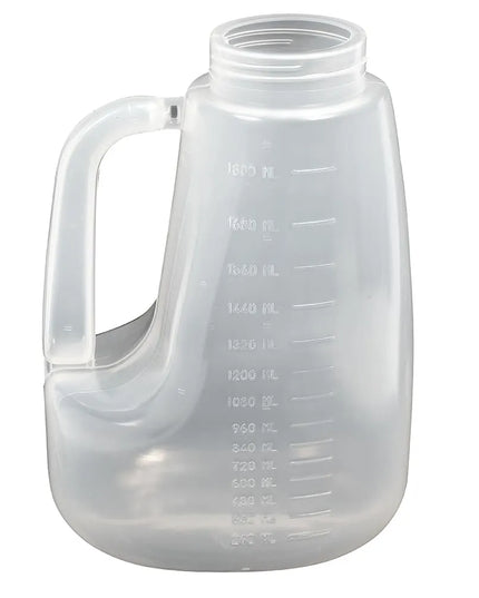 Bình Đựng Siro Chống Nhỏ Giọt Tablecraft PP64BE Option™ Tròn 1.9 l - Nhựa Polypropylene, Nắp Nhựa Beige