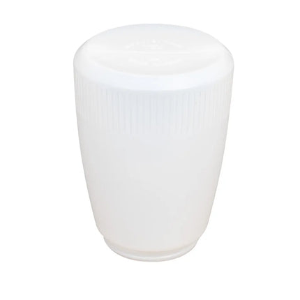 Bình Đựng Siro Chống Nhỏ Giọt Vollrath 632-02 Dripcut® Cafe Color Trụ Tròn 946 ml - Nhựa Polyethylene Trắng, Nắp Nhựa Đỏ