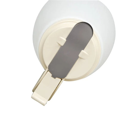 Bình Đựng Siro Chống Nhỏ Giọt Vollrath 632-18 Dripcut® Cafe Color Trụ Tròn 946 ml - Nhựa Polyethylene Trắng, Nắp Nhựa Almond