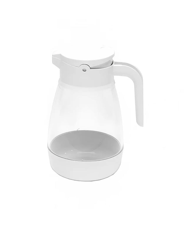 Bình Đựng Siro Dạng Trụ Service Ideas Syrup Saver™ SY916WH 473 ml - Nhựa, Nắp Nhựa Trắng
