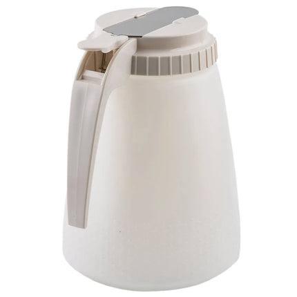 Bình Đựng Syrup Chống Nhỏ Giọt Đa Năng Tablecraft 748W Hình Trụ 1.4 l - Polyethylene Trắng, Nắp ABS Trắng