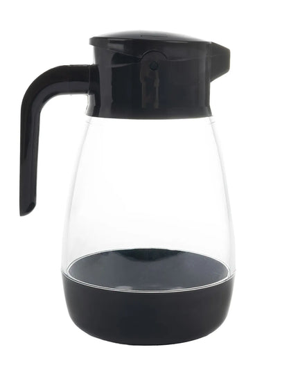 Bình Đựng Syrup Chống Nhỏ Giọt Service Ideas SY916BL Syrup Saver™ Hình Trụ 473 ml - Nhựa, Nắp Nhựa Đen