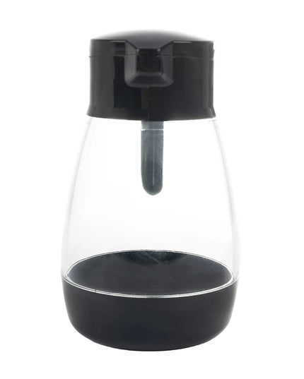 Bình Đựng Syrup Chống Nhỏ Giọt Service Ideas SY916BL Syrup Saver™ Hình Trụ 473 ml - Nhựa, Nắp Nhựa Đen