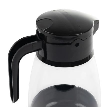 Bình Đựng Syrup Chống Nhỏ Giọt Service Ideas SY916BL Syrup Saver™ Hình Trụ 473 ml - Nhựa, Nắp Nhựa Đen