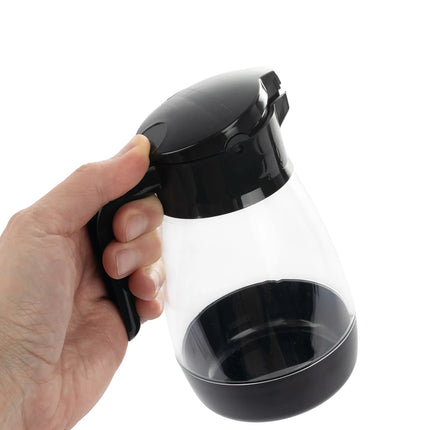 Bình Đựng Syrup Chống Nhỏ Giọt Service Ideas SY916BL Syrup Saver™ Hình Trụ 473 ml - Nhựa, Nắp Nhựa Đen