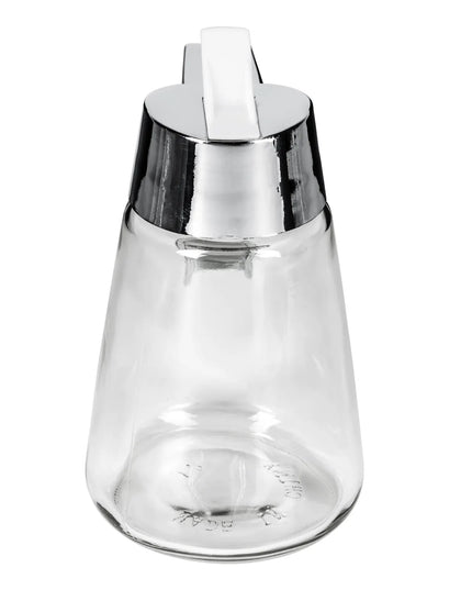 Bình Đựng Syrup Chống Nhỏ Giọt Tablecraft 1271 Hình Trụ 355 ml - Thủy Tinh, Nắp ABS Mạ Chrome