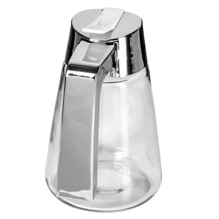 Bình Đựng Syrup Chống Nhỏ Giọt Tablecraft 1271 Hình Trụ 355 ml - Thủy Tinh, Nắp ABS Mạ Chrome