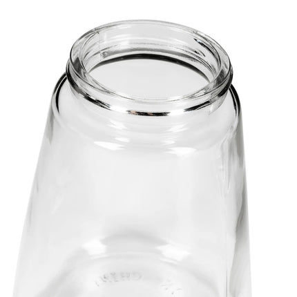 Bình Đựng Syrup Chống Nhỏ Giọt Tablecraft 1271 Hình Trụ 355 ml - Thủy Tinh, Nắp ABS Mạ Chrome
