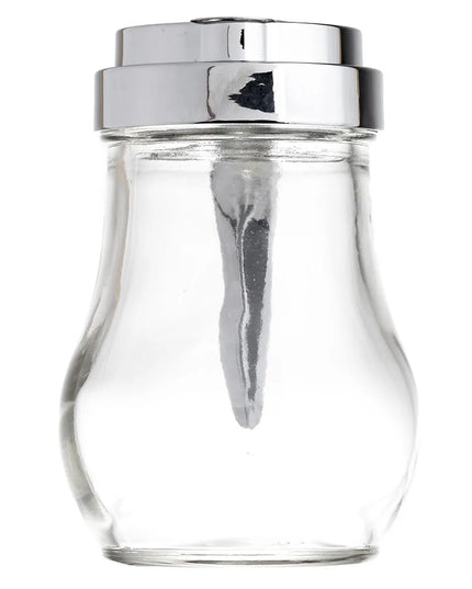 Bình Đựng Syrup Chống Nhỏ Giọt Tablecraft 406 Hình Giọt Nước 177 ml - Thủy Tinh, Nắp Mạ Chrome