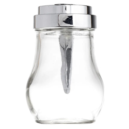 Bình Đựng Syrup Chống Nhỏ Giọt Tablecraft 406 Hình Giọt Nước 177 ml - Thủy Tinh, Nắp Mạ Chrome