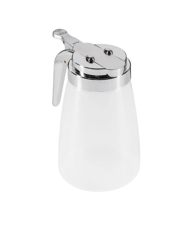 Bình Đựng Syrup Chống Nhỏ Giọt Tablecraft PP10CP Hình Trụ 296 ml - Polypropylene, Nắp ABS Mạ Chrome