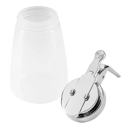 Bình Đựng Syrup Chống Nhỏ Giọt Tablecraft PP10CP Hình Trụ 296 ml - Polypropylene, Nắp ABS Mạ Chrome