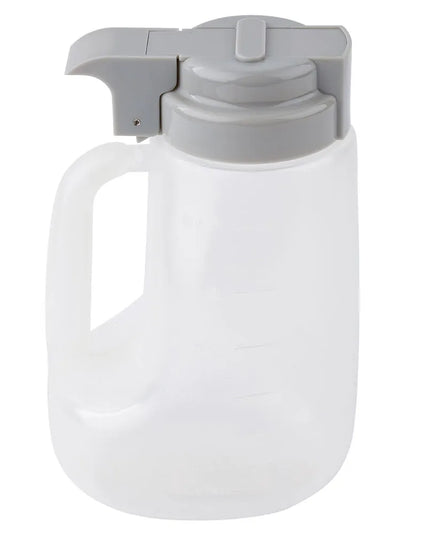 Bình Đựng Syrup Chống Nhỏ Giọt Tablecraft PP32G Option™ Tròn 946 ml - Polypropylene, Nắp Nhựa Xám