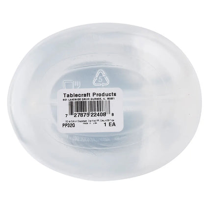 Bình Đựng Syrup Chống Nhỏ Giọt Tablecraft PP32G Option™ Tròn 946 ml - Polypropylene, Nắp Nhựa Xám