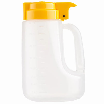 Bình Đựng Syrup Chống Nhỏ Giọt Tablecraft PP32Y Option™ Tròn 946 ml - Polypropylene, Nắp Nhựa Vàng