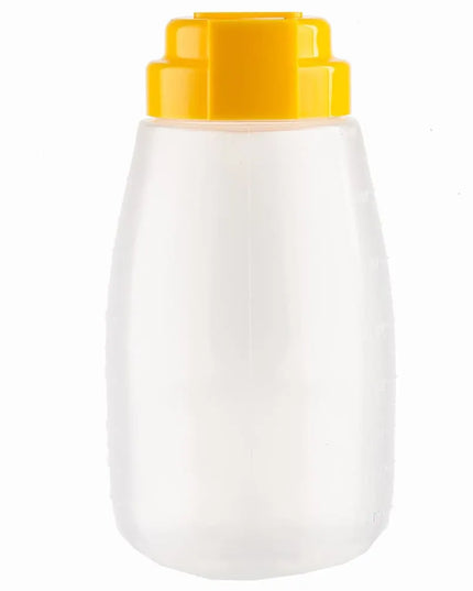 Bình Đựng Syrup Chống Nhỏ Giọt Tablecraft PP32Y Option™ Tròn 946 ml - Polypropylene, Nắp Nhựa Vàng