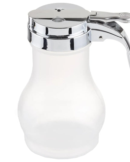 Bình Đựng Syrup Chống Nhỏ Giọt Tablecraft PP410 Hình Giọt Nước 296 ml - Polypropylene, Nắp Mạ Chrome