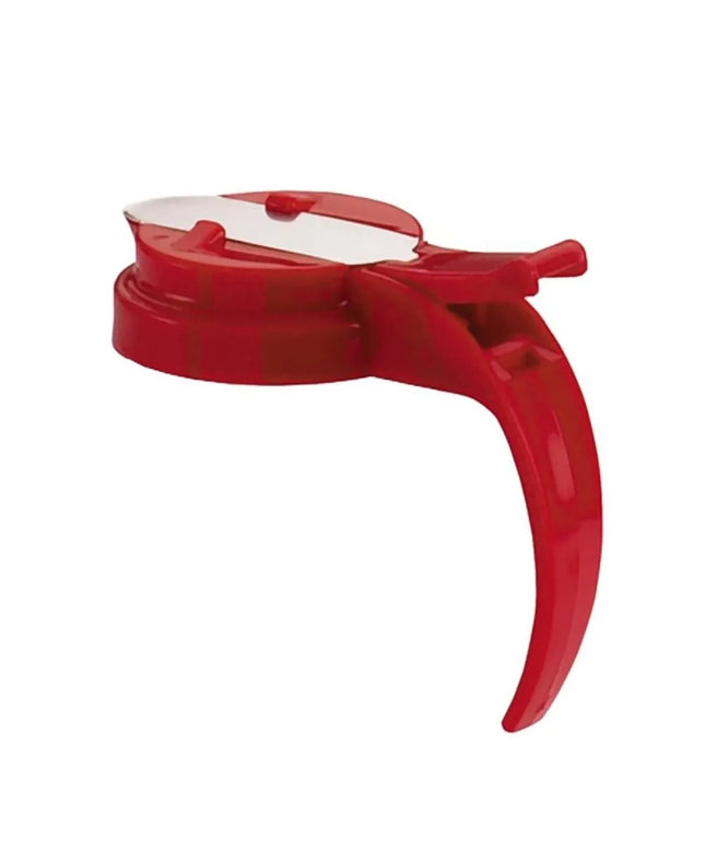 Bình Đựng Syrup Chống Nhỏ Giọt Vollrath 1606-02 Dripcut® Hình Giọt Nước 207 ml - Polycarbonate, Nắp Nhựa Đỏ
