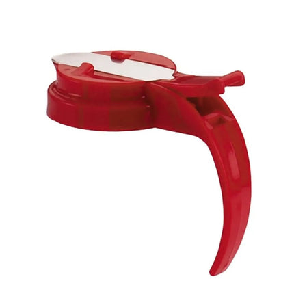 Bình Đựng Syrup Chống Nhỏ Giọt Vollrath 1606-02 Dripcut® Hình Giọt Nước 207 ml - Polycarbonate, Nắp Nhựa Đỏ