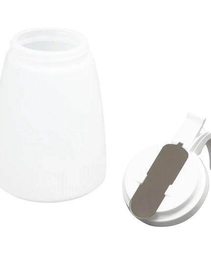 Bình Đựng Syrup Chống Nhỏ Giọt Vollrath 4748-05 Dripcut® Hình Trụ 1.4 l - Polyethylene Trắng, Nắp Nhựa Trắng