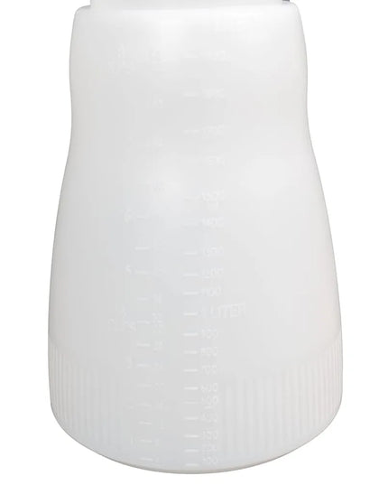 Bình Đựng Syrup Chống Nhỏ Giọt Vollrath 4864-18 Dripcut® Hình Trụ 1.9 l - Polyethylene Trắng, Nắp Nhựa Almond