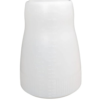 Bình Đựng Syrup Chống Nhỏ Giọt Vollrath 4864-18 Dripcut® Hình Trụ 1.9 l - Polyethylene Trắng, Nắp Nhựa Almond
