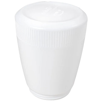 Bình Đựng Syrup Chống Nhỏ Giọt Winco PSUD-48 Hình Trụ 1.4 l - Nhựa Trắng, Nắp Nhựa Trắng