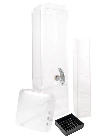 Bình Đựng Thức Uống Cal-Mil 1112-3AINF 11.4 lít Ngâm Hương Liệu - Bình Nhựa, Đế Trong Suốt