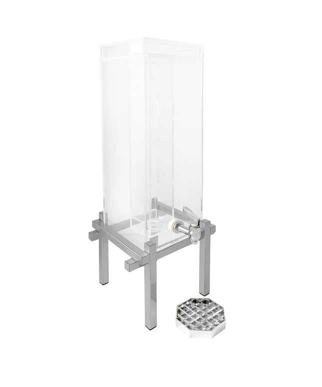 Bình Đựng Thức Uống Cal-Mil 1132-3INF-74 11.4 lít Ngâm Hương Liệu - Bình Nhựa, Đế Bạc