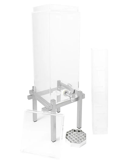Bình Đựng Thức Uống Cal-Mil 1132-3INF-74 11.4 lít Ngâm Hương Liệu - Bình Nhựa, Đế Bạc