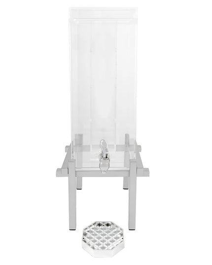 Bình Đựng Thức Uống Cal-Mil 1132-3INF-74 11.4 lít Ngâm Hương Liệu - Bình Nhựa, Đế Bạc