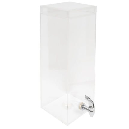 Bình Đựng Thức Uống Cal-Mil 1527-3INF-52 11.4 lít Ngăn Trái Cây - Bình Nhựa, Đế Gỗ Tối Màu