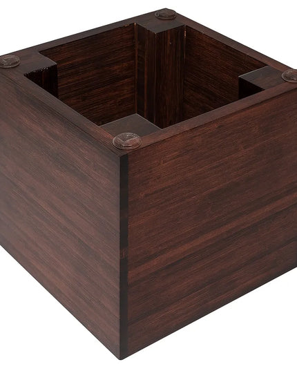 Bình Đựng Thức Uống Cal-Mil 1527-3INF-52 11.4 lít Ngăn Trái Cây - Bình Nhựa, Đế Gỗ Tối Màu