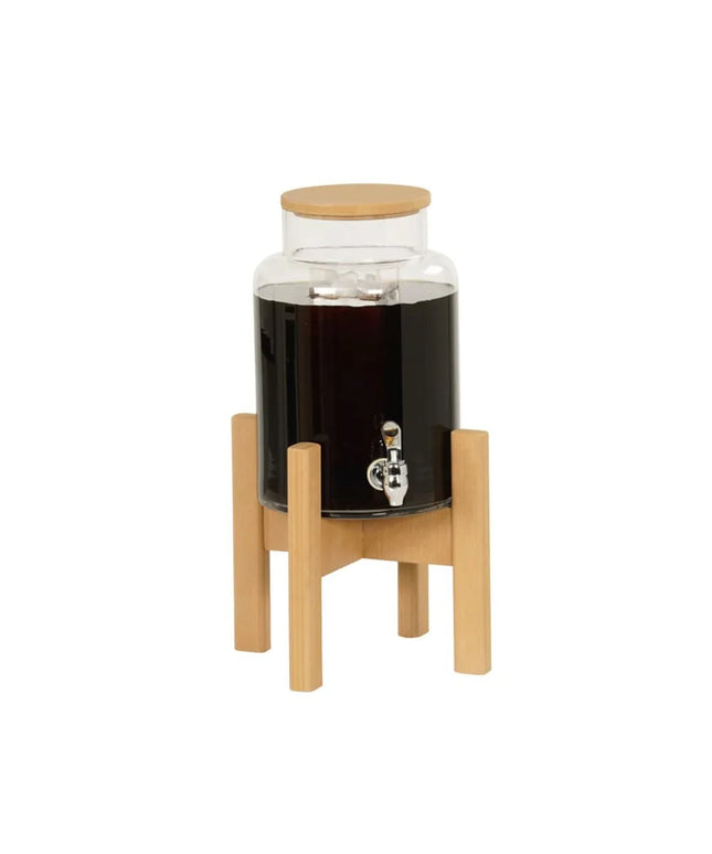 Bình Đựng Thức Uống Cal-Mil 23444-2-122 7.6 l Ống Làm Lạnh - Bình Acrylic, Đế Nâu