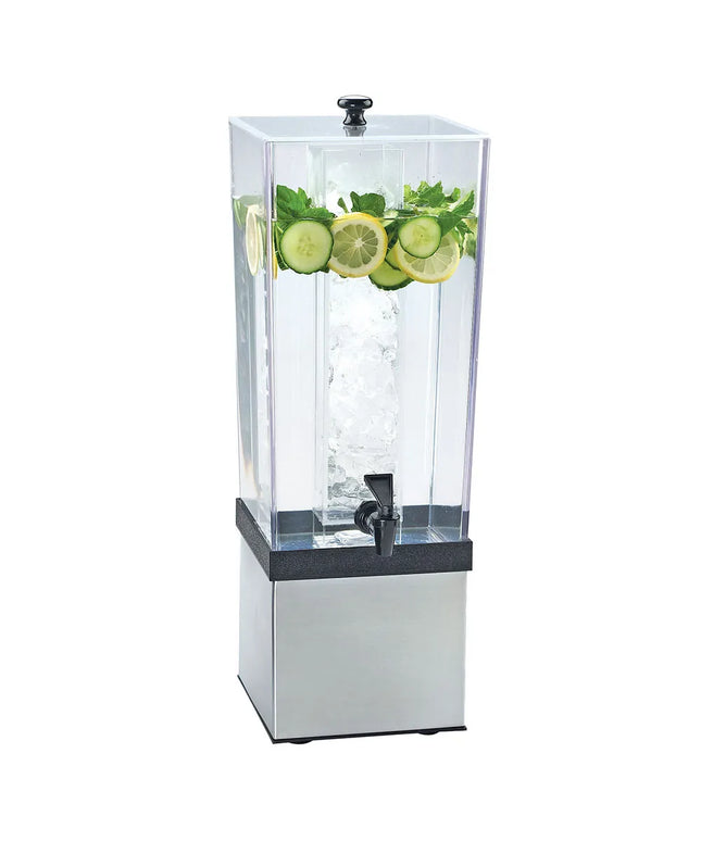 Bình Đựng Thức Uống Cal-Mil 3324-3INF-55 Nhựa 11.4 lít Kèm Ống Ngâm Trái Cây Đế Inox