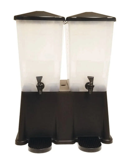 Bình Đựng Thức Uống Đôi Tablecraft TW53DP Nhựa 22.7 lít Đế Đen