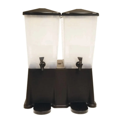 Bình Đựng Thức Uống Đôi Tablecraft TW53DP Nhựa 22.7 lít Đế Đen
