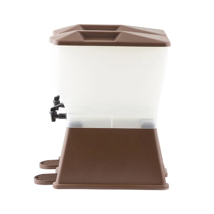 Bình Đựng Thức Uống Đôi Tablecraft TW54DP Nhựa 22.7 lít Đế Nâu