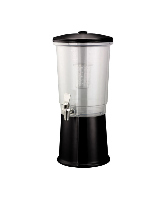 Bình Đựng Thức Uống Service Ideas CBDDW3GSSBX Tritan™ 11.4 lít Kèm Ống Ngâm Trái Cây Đế Black Onyx