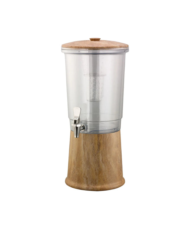 Bình Đựng Thức Uống Service Ideas CBDDW3GSSMB Tritan™ 11.4 lít Kèm Ống Ngâm Trái Cây Đế Vân Đá Travertine