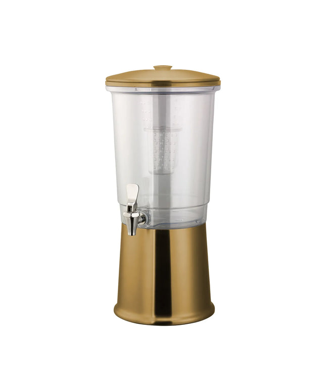 Bình Đựng Thức Uống Service Ideas CBDDW3GSSVG Tritan™ 11.4 lít Kèm Ống Ngâm Trái Cây Đế Vintage Gold