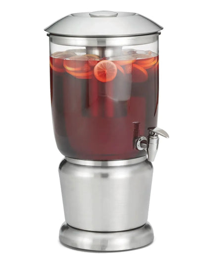 Bình Đựng Thức Uống Tablecraft 7515 Nhựa 4.7 lít Kèm Ống Ngâm Trái Cây Đế Inox Bề Mặt Mờ